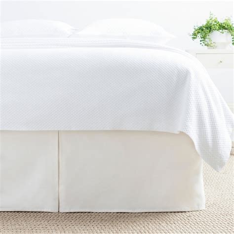 lush linen bed skirt